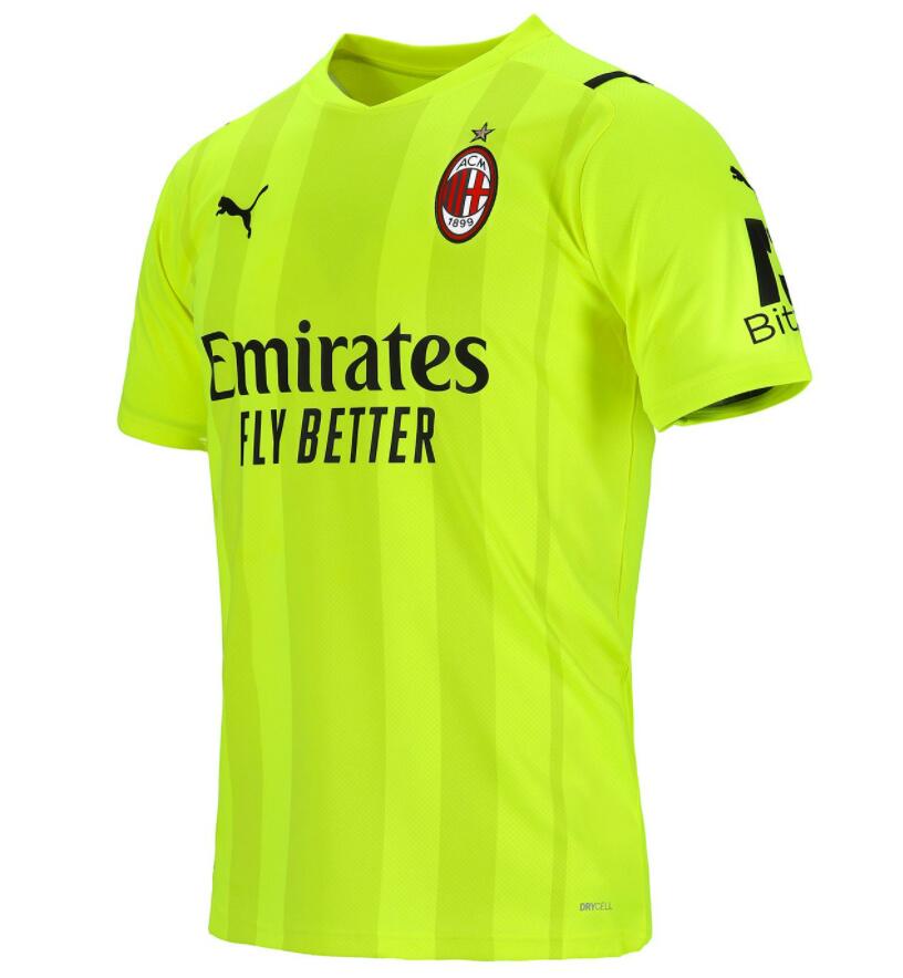 2021/22 AC Milan Green Goalkeeper Soccer Jersey Shirt